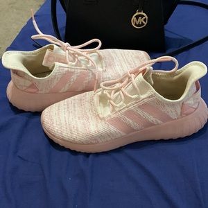 adidas pink cloud foam sneakers